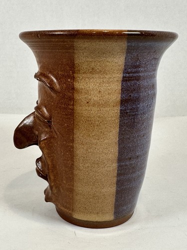 M Regalbuto Studio Pottery Whimsical Mug 16 oz Sicily Italy - Picture 2 of 6