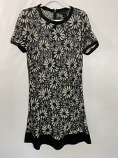 Marc By Marc Jacobs Seethrough Floral Black Dress Size 8