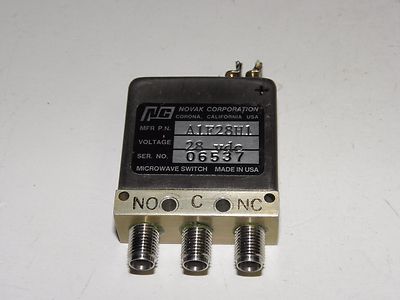 Novak Corporation Microwave Switch A1F28H1 28VDC | eBay