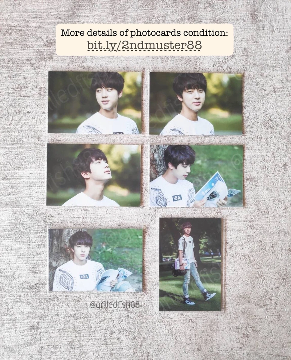 BTS JIN 2nd Muster 17520 Official Mini Photocard PC Complete Full  