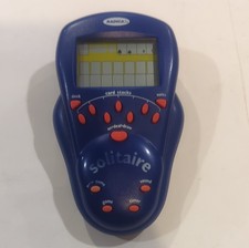 Radica Solitaire Handheld Electronic Game Blue 72435 Ages 8 & Up 2004