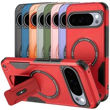 For Google Pixel 11/11 Pro XL Case Sturdy Bracket Invisible Magnetic Kickstand