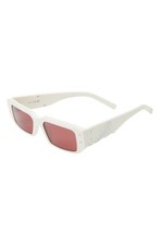 New MCM Men 53mm Rectangular Sunglasses Authentic Ivory / Bordeaux
