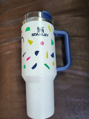 Stanley Tumbler 40oz Quencher H2.0  White Multicolor