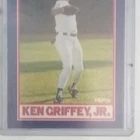 Pepsi 1991 Ken Griffey Jr. #1 Seattle Mariners Baseball Card PSA Graded