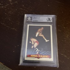 TONY ATLAS WWE WWF AUTHENTIC HAND SIGNED AUTOGRAPHED CARD BECKETT