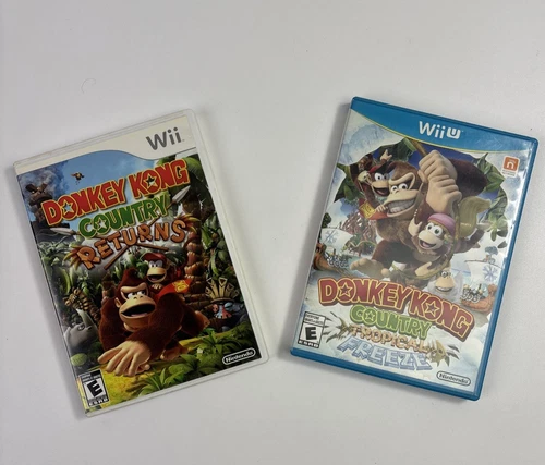Donkey Kong Country: Returns (Wii 2010) & Tropical Freeze (Nintendo Wii U, 2014)