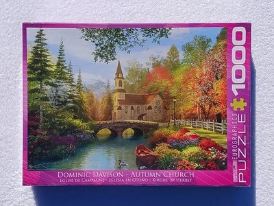 Eurographics Autumn Church 1000 piece Jigsaw Puzzle by Dominic Davison NEW