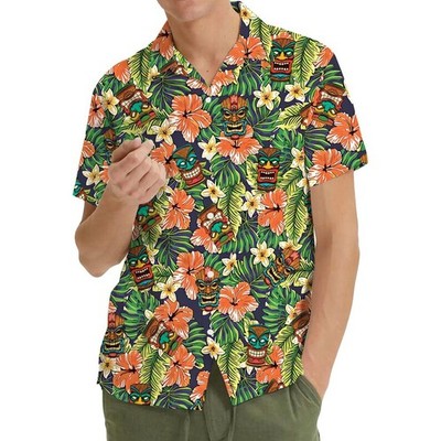 Tropical Tiki Hawaiian Shirt Men Women