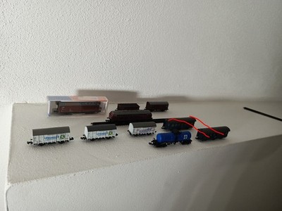 Roco Spur N Konvolut BR 232 23220 6 Wagons Plus Reinigungswagen 25093