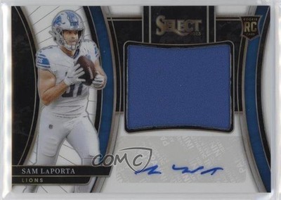 2023 Panini Select White Prizm 31/75 Sam LaPorta #JRS-SLA Auto RC 4k8