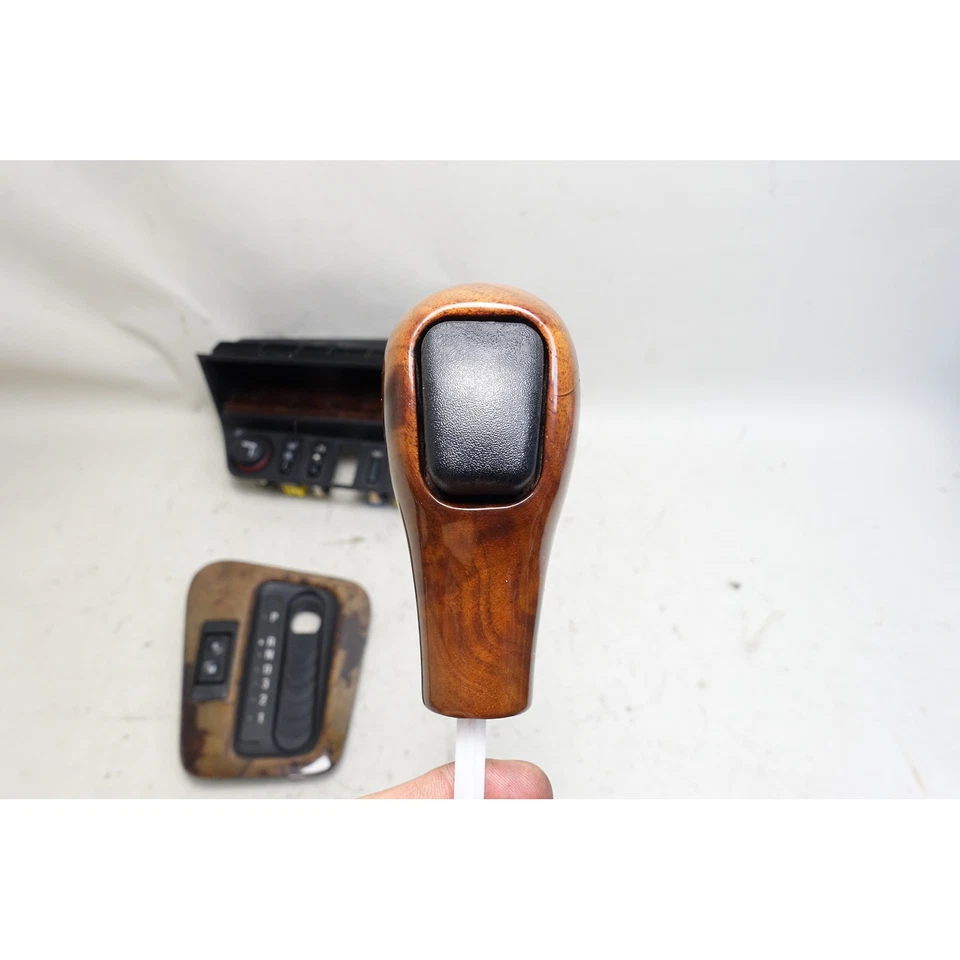 92-99 BMW E36 Sedan Convertible Interior Wood Trim Set Auto Shifter Cubby OE - Imagem 4 de 4