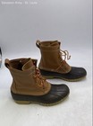 L.L. Bean Mens Brown Classic Round Toe Lace-Up Ankle Rain Boots Size 6 — photo 3