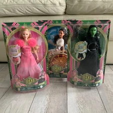 Mattel Wicked Movie Singing Elphaba & Glinda Doll, and Ness Rose URL MISPRINT 
