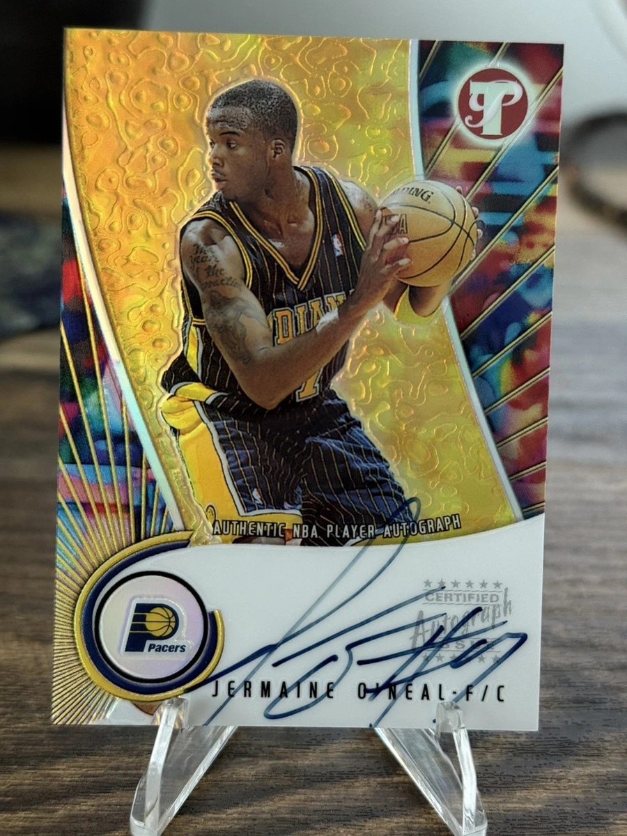 Jermaine O'Neal Basketball Autographed Sports Trading Cards
