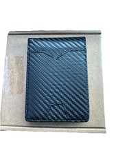 Men  s Carbon Fiber Stylish Slim Wallet RFID Blocking Bifold