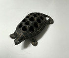 Antique Turtle Figure Cast Iron Metal Ikebana Flower Frog  — photo 6