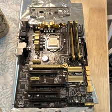 ASUS Z87-A ATX LGA1150 Motherboard, 16gb ballistix ram, i5 4670k combo lot a