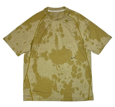 Nike Dri-FIT ADV APS Engineered Short-Sleeve Gold Fitness Top DX6954-716 Size M - Image 1 of 4