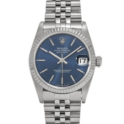 ROLEX Datejust 68274 blue WATCH 718127