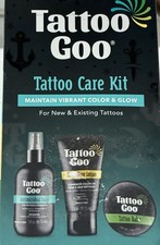 Tattoo Goo Care Kit -3 Pcs Antimicrobial Cleansing Soap Lotion Salve Balm
