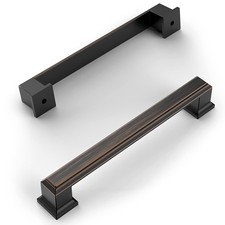 10 Pack Oil Rubbed Bronze 5 Inch128mm Hole Centers Kitchen Cabinet Pulls Cabin