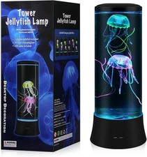 Floating Jellyfish Lamp Electric Jelly Fish Light Lamp W/ Auto Color Changing