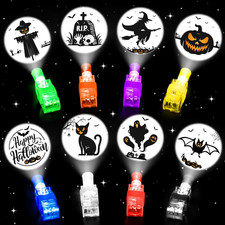 40 PCS Halloween Party Favors for Kids, Bulk Light up Finger Lights Toys, Hallow