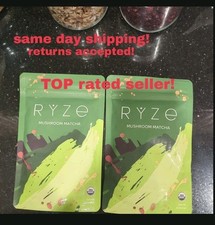 Ryze Mushroom Matcha tea 30 Servings - 2 Packs - Free Fast Shipping