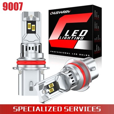 9007 HB5 LED Headlight Super Bright Bulbs Kit HIGH/LOW Beam 6500K White