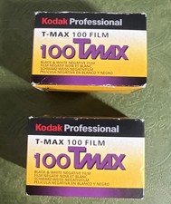 LOT Of 2 Kodak 100 T-Max B W Film 36 EXP 24 X 36 mm EXPIRATION 02/06 SEALED