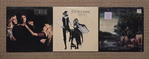 Lot of 3 Fleetwood Mac vinyl record albums Classic Rock Pop Rock