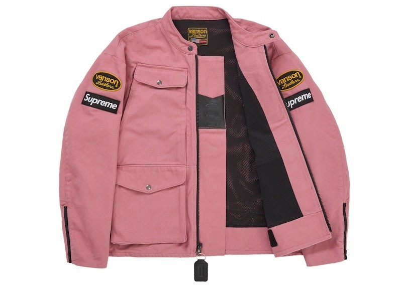 Supreme Vanson Leather Cordura Jacket | eBay