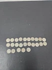 Lot of 25 Roosevelt Dimes 1964 90% Silver