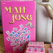 PINK Preppy Mahjong Set SEALED American Mahj 152 Tiles + More 2025 Tiles