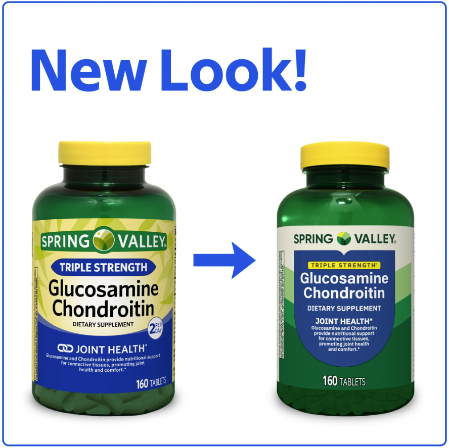 glucosamine glutathione Spring Valley W3192 Glucosamine Tablets - 340 Pieces for sale online