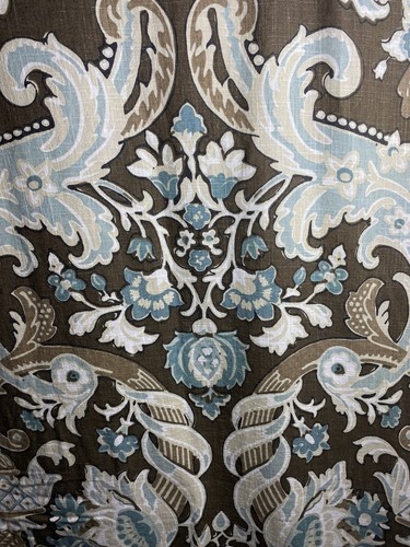 Kravet Design Upholstery Fabric 120"x52" Damask Linen Floral Decor 3.3 yards