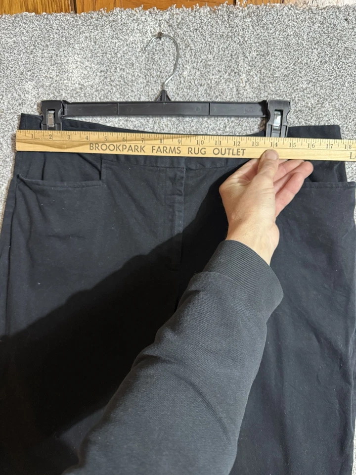 Винтажные женские брюки-капри 90-х Y2K Geoffrey Beene размер 16 с вышивкой цветочный узор богемное - Изображение 3 из 4