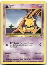 Abra 65/130 Common Base Set 2 Pokemon LP
