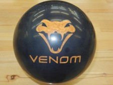 NIB 15 Motiv Black Venom Bowling Ball - 15.2/2.7" Pin/2.90 oz TW