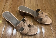 Sandali Oasis in pelle di lucertola