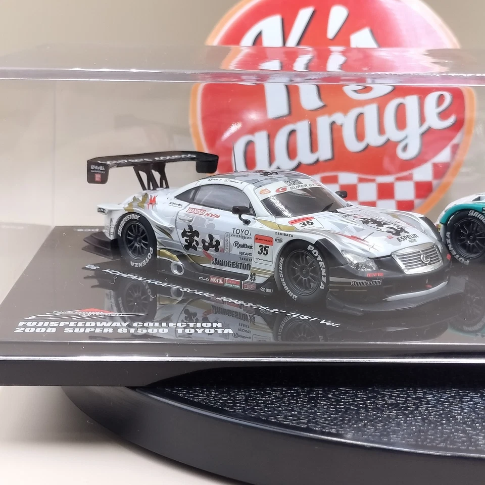 EBBRO 1/43 Fuji Speedway collection 2008 Super GT500 Toyota Petronas SC430 SET - Image 4 of 4