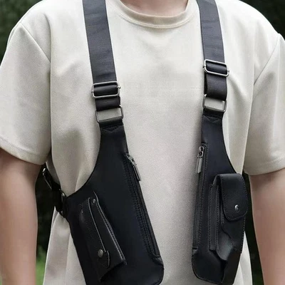 Unterarm Umhängetasche Weste Rucksack für Sportreisen im Freien für Männer NEU - Bild 1 von 4