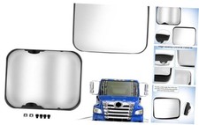 Mirror Covers Fit For 2011-2024 HINO 238 258 1 Pieces Chrome Wide Angle Mirror