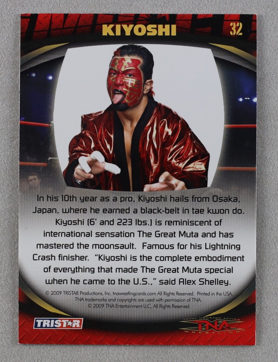 Kiyoshi TNA Impact Pro Wrestling Trading Card Tristar #32 | eBay