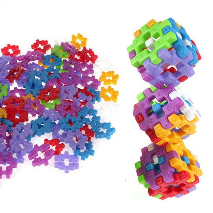 Square plastic online building blocks