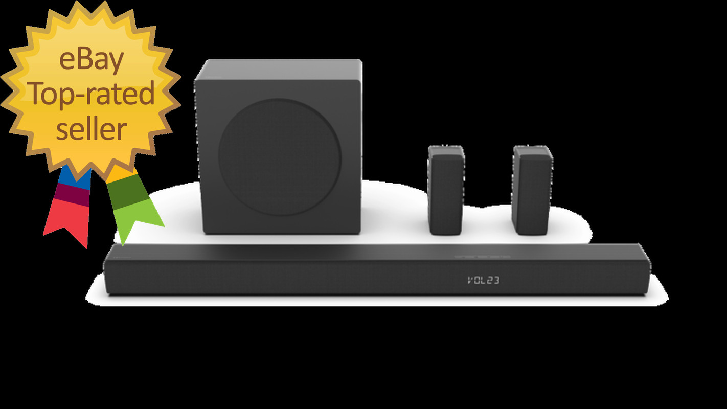 Bar With Wireless Subwoofer And 2 Rear Surround Speakers (r6