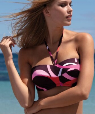 supportive bandeau bikini