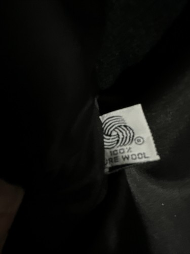 Fleet Street Damen schwarz lang 100 % reine Wolle zweireihig Mantel Größe 6 USA - Bild 10 von 12