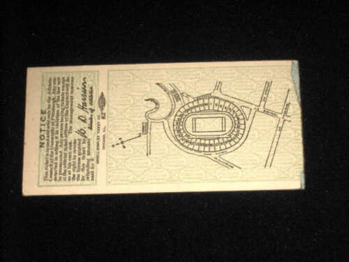 NOTRE DAME vs PITTSBURGH Ticket Stub - 1936 - EX Shape - Picture 2 of 2